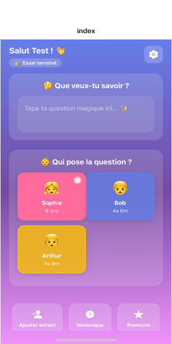 Profils enfants